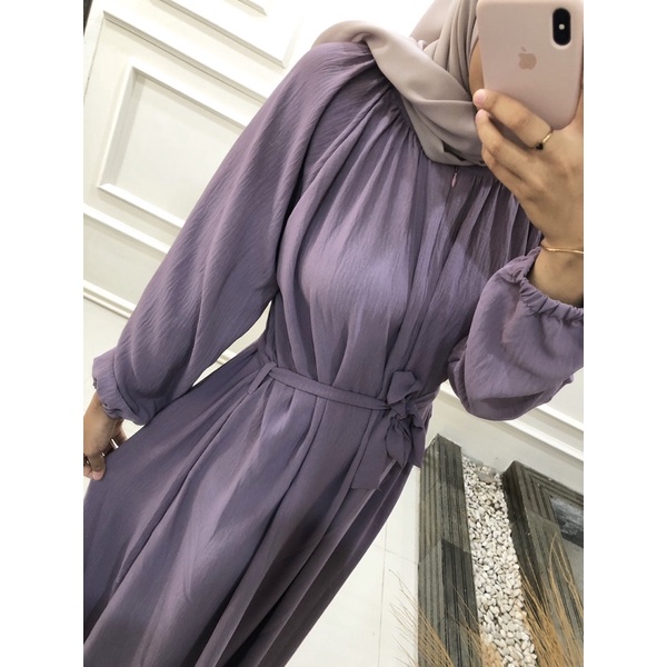 DRESS AIRFLOW CRINKLE PREMIUM/GAMIS POLOS BAHAN AIRFLOW CRINKLE/BAHAN JATUH/COD/JUMBO/DRESS TERBARU/KEKINIAN/GAMIS TERBARU WANITA VIRAL/DRESS KONDANGAN/DRESS BRIDESMET/AIRFLOW TERBARU/DRESS POLOS/LD 120/BAHAN MENGIKUTI TUBUH/BAJU FORMAL/BAJU NON FORMAL