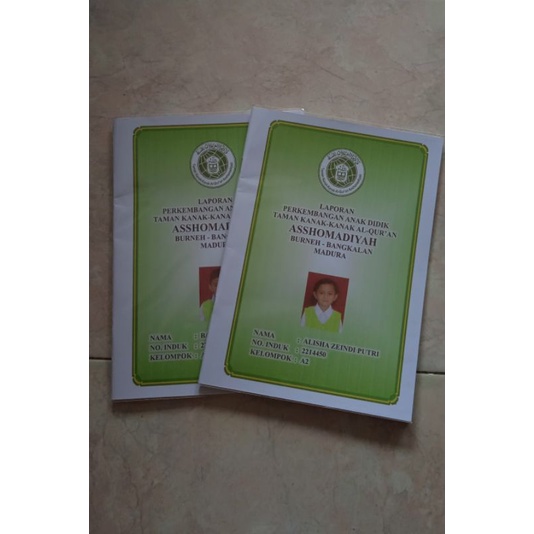 

Buku Laporan Perkembangan Anak Didik untuk TK