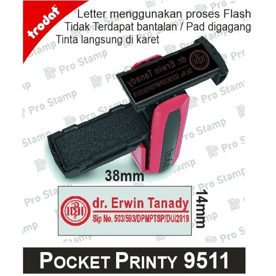 

Menakjubkan Stempel Saku / Pocket Printy 5911 Bergaransi
