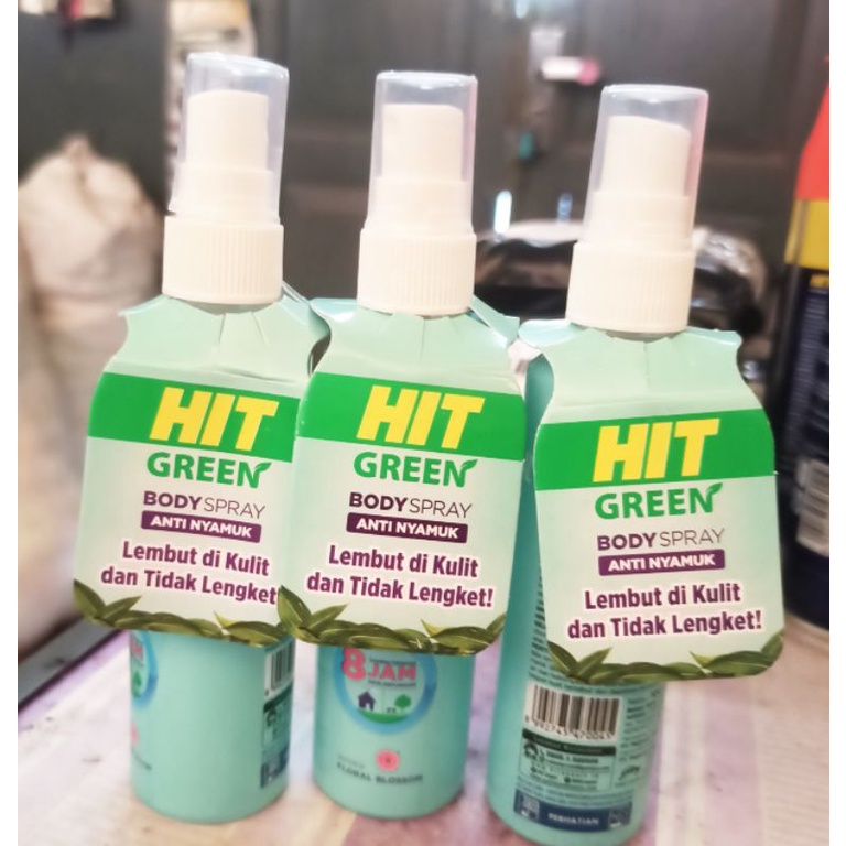 Hit Green Body Spray 100ml Anti Nyamuk