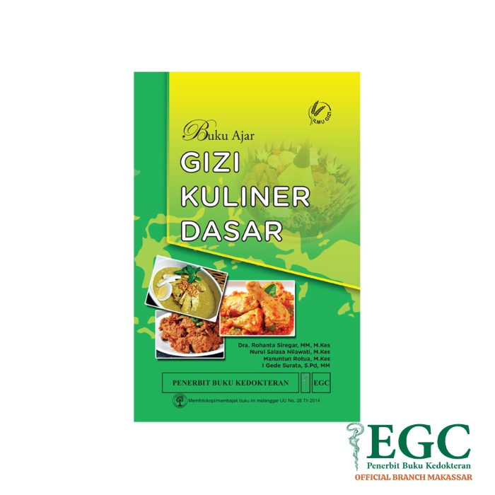 EGC MAKASSAR Buku Ajar Gizi Kuliner Dasar