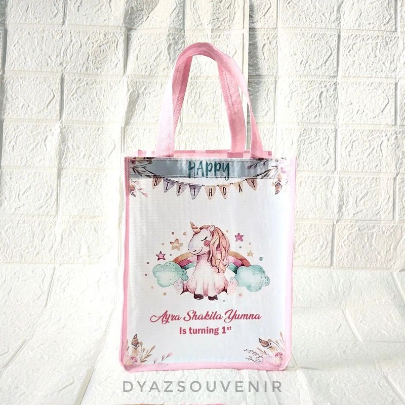 

Tas ultah custom tas karakter tas souvenir tas kado terbaru goodiebag new