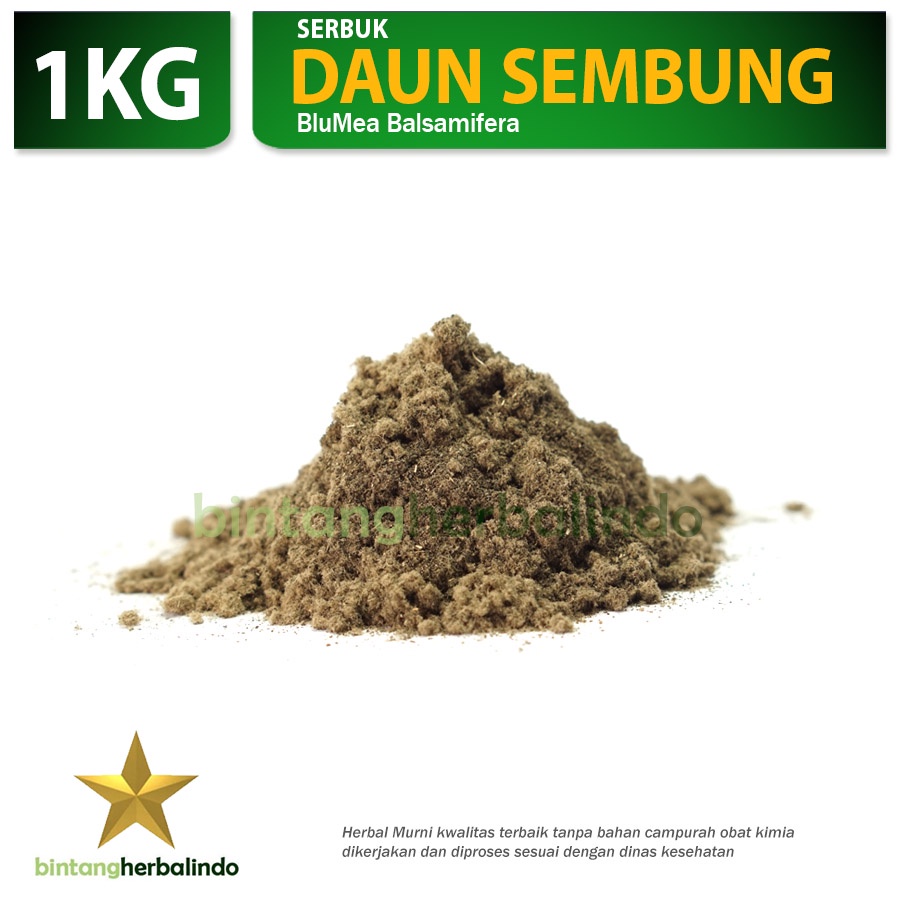 

Serbuk Herbal DAUN SEMBUNG Penghancur Darah Beku Pelancar Urine 1kg