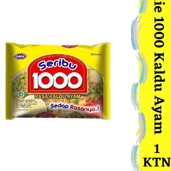 

10.10 Brand GAGA 1000 RASA KALDU AYAM (1 DUS = 40 PCS) 