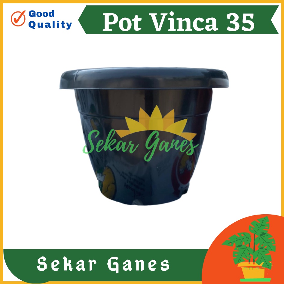TERMURAH Pot Gentong VINCA 35 Hitam Pot Plastik Bunga Jumbo Besar Murah Tanaman Uk Mirip Pot Tawon 35 Pot Tulip 45 20 30 Galaxy 25 40-Pot Bunga Putih 35 Strawberry | Pot Tanaman Plastik Besar