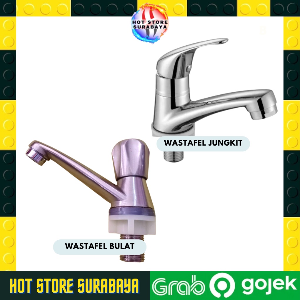 Kran Air Kran Wastafel Cuci Tangan Stainless Steeel Cucian PREMIUM