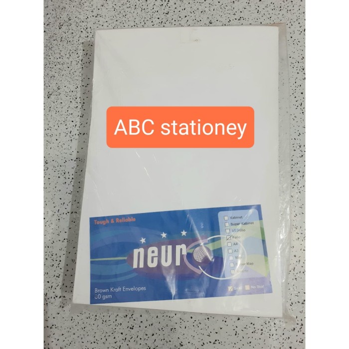 

Diskon Amplop Neuro Folio Putih Ada Lem / Seal (Isi 100 Lbr) Terbatas