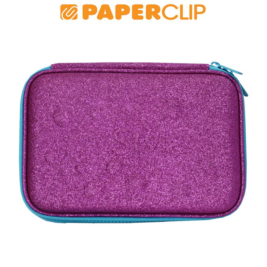 

PENCIL CASE HARDTOP MY STYLE TM2117 PURPLE GLITTER