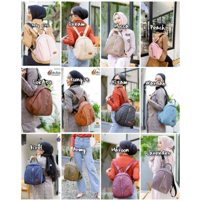 RANSEL CLARISSA NEW BIRU TSABITA /RANSEL CLARISSA NEW BIRU TSABITA /TAS RANSEL CLARISSA NEW BIRU TSA