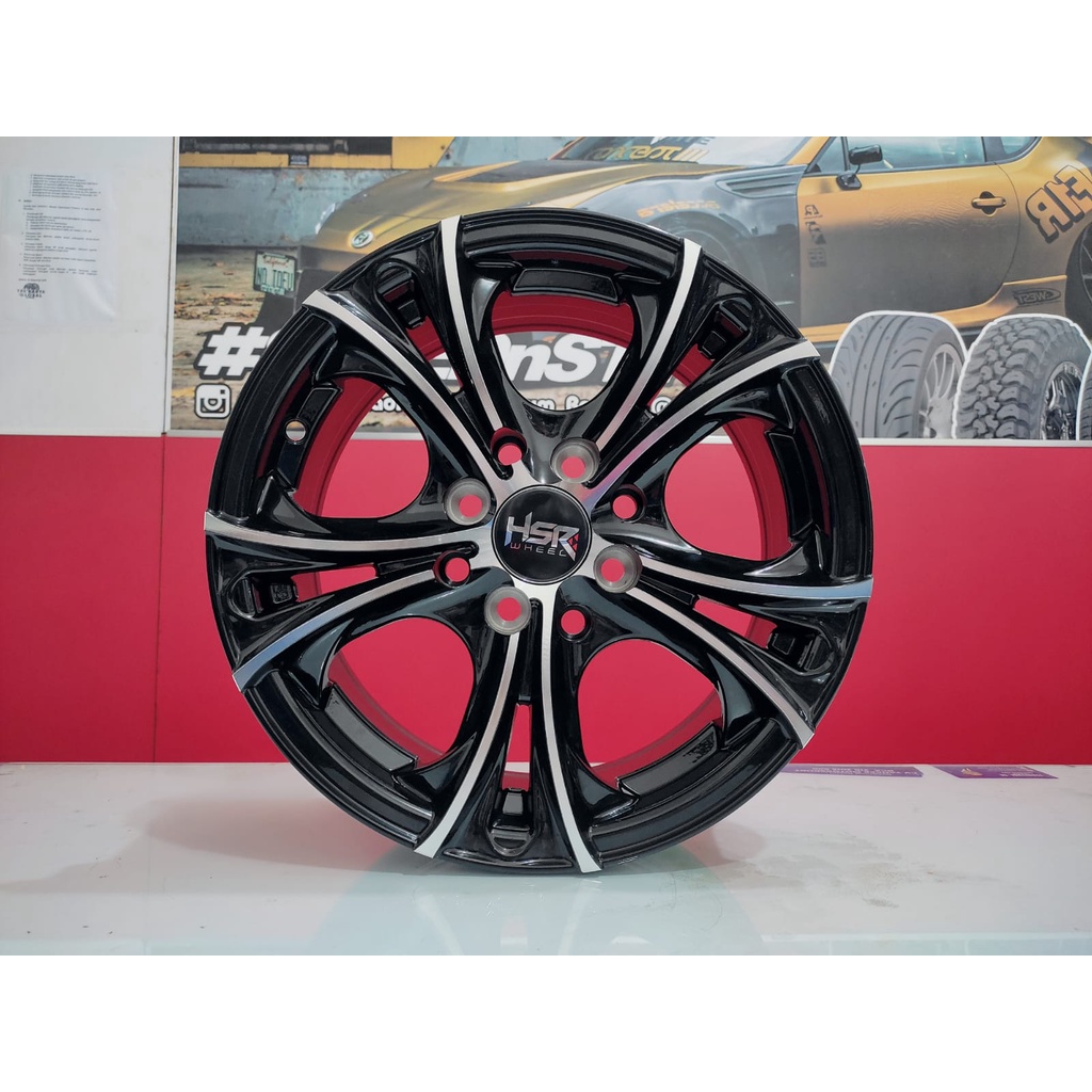 Velg Mobil Ring 14 HSR untuk Mobilio, Yaris, Karimun, Brio, Calya, Agya, Xenia, dll
