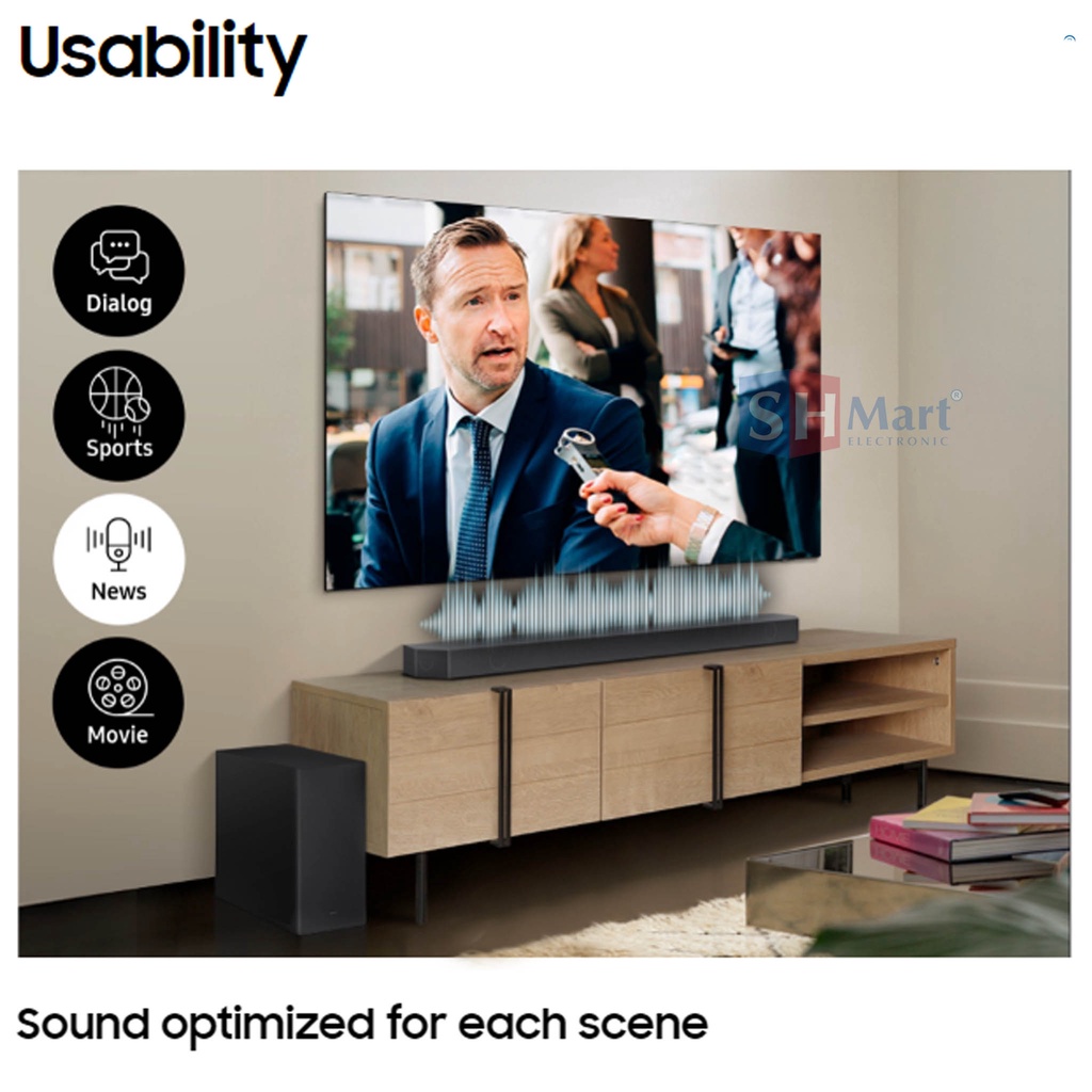 SOUNDBAR SAMSUNG HW-Q800B 5.1.2ch WIRELESS DOLBY ATMOS HW-Q800B GARANSI RESMI