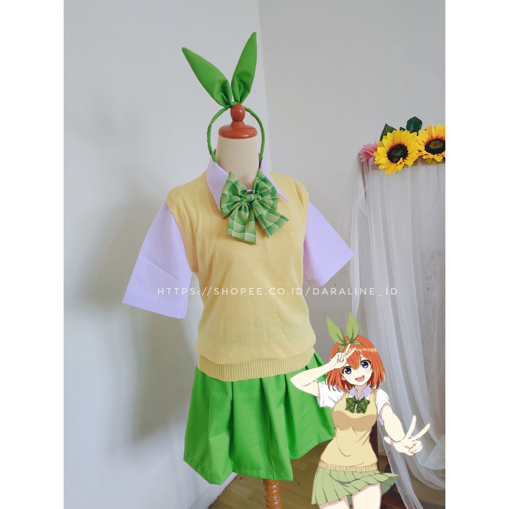 Kostum Cosplay Yotsuba Nakano