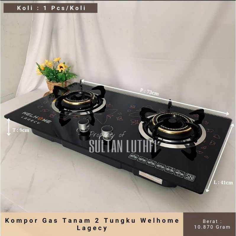 KOMPOR TANAM GAS 2 TUNGKU LEGECY WELHOME