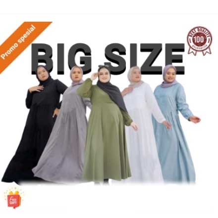 [GAMIS JUMBO] Gamis Haji Umroh Putih Premium [PROMO] Gamis PREMIUM Toyobo Putih