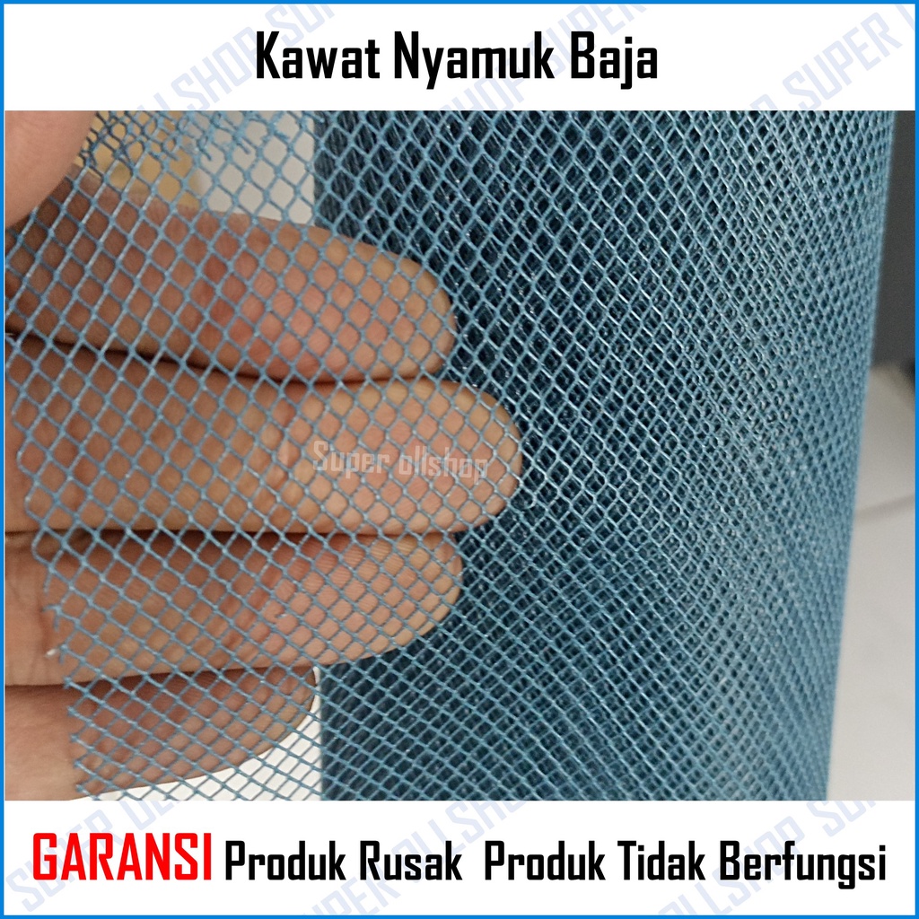 Kasa Nyamuk / Kawat Nyamuk Penghalang Nyamuk Jaring Baja Ventilasi Lubang Angin / Kawat Parabola Baja Warna 50 Cm