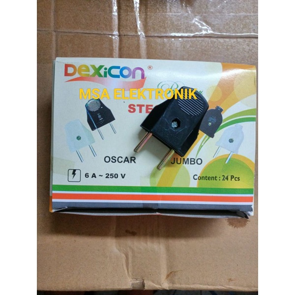 24biji Steker gepeng  Oscar Premier Dexicon hitam /putih