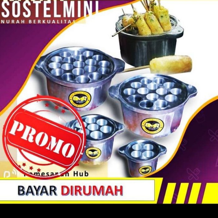Sostel Promo Owner #Wajan Sostel Mini Kompor Gas 4-7-14-19 Lubang Limited