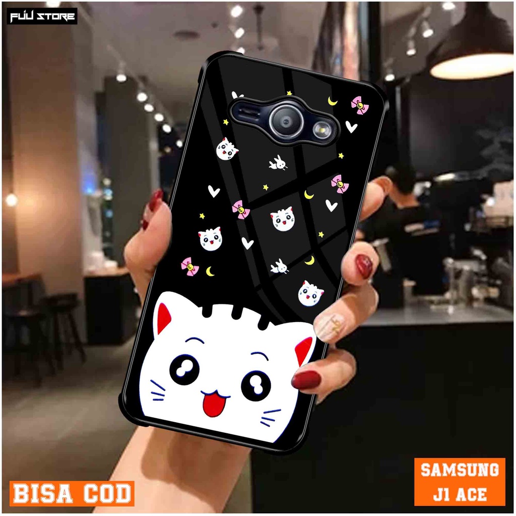 Case Samsung Galaxy J1 Ace - Casing Samsung J1 ACE Terbaru Fuu Store [ MOTIF KARTUN ] Silikon Hp - P