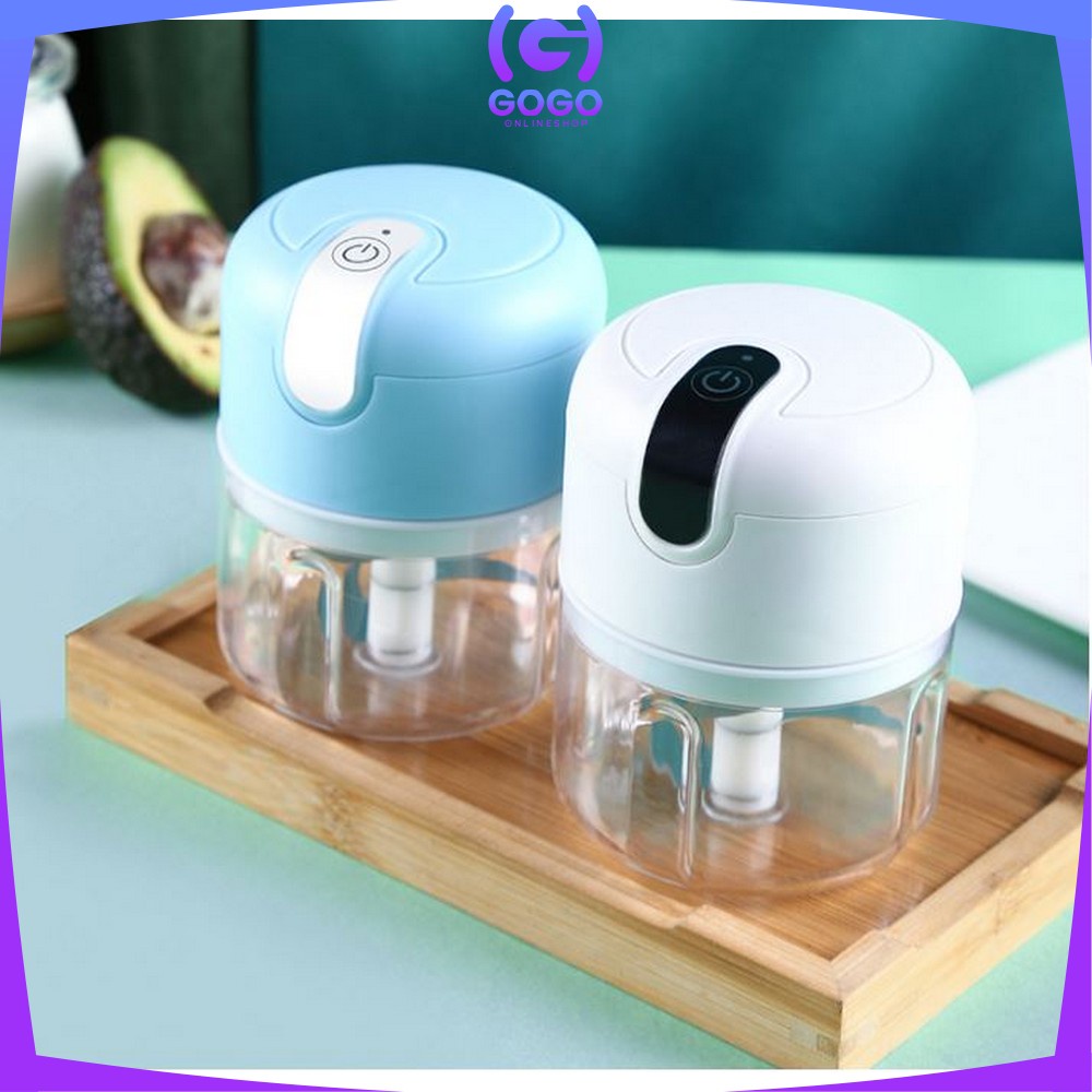 GOGO-C454 USB Mini Chopper Blender Bumbu Portable Mini Cooper Blander mini Serbaguna Blender Daging Portable Blender USB CHARGING Multifungsi