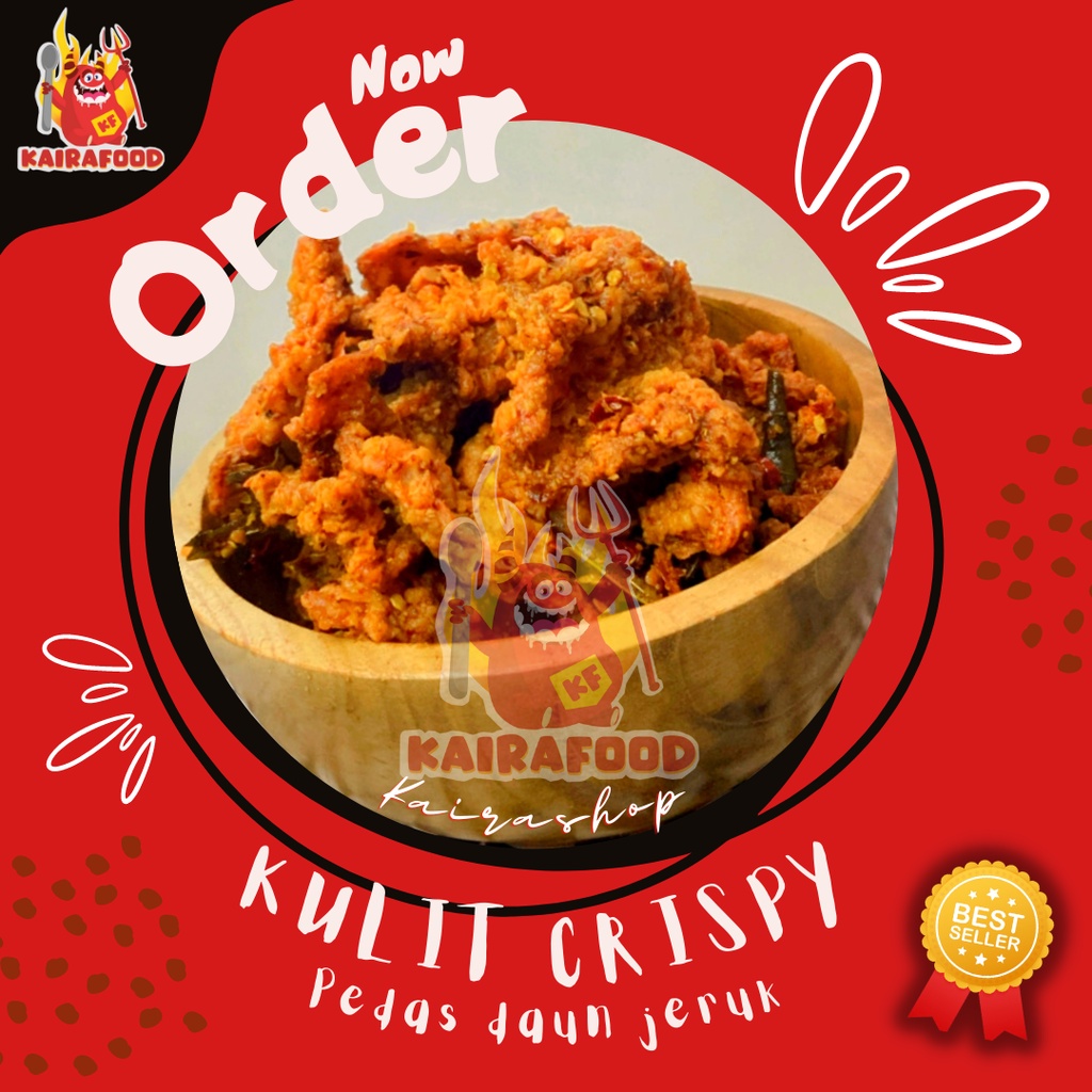 1 BAL KULIT AYAM KRISPY PEDAS DAUN JERUK | ORIGINAL DAUN JERUK