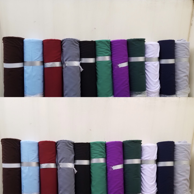 (HARGA PER 0,5 METER) Kain BAHAN SERAGAM / Kain BSY BESWAY  / Kain BAHAN CELANA SEKOLAH GAMIS BUSANA MUSLIM