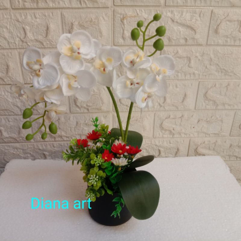 anggrek hias#anggrek palsu#tanaman anggrek#bunga anggrek#bunga hias plastik#bunga anggrek artificial