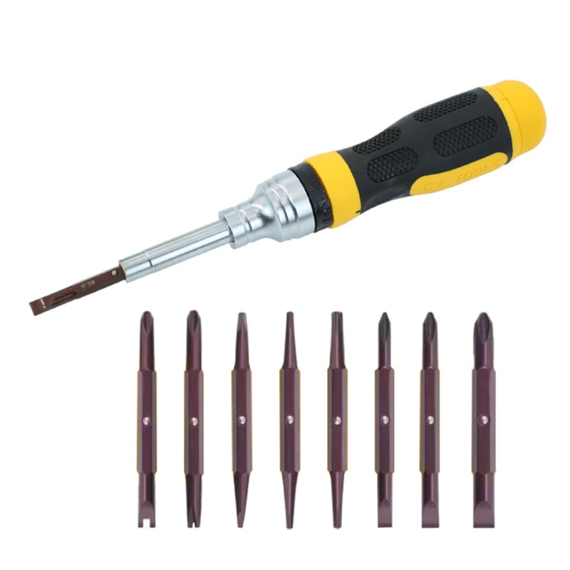 Zzz 19 In 1 Set Obeng Torx Heksagonal Manual DIY Untuk Reparasi Handphone / Notebook / Komputer