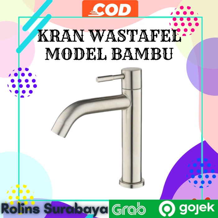 Washtafel Kran Wastafel Bambu Sus 304 Carlo Fiotini Ori