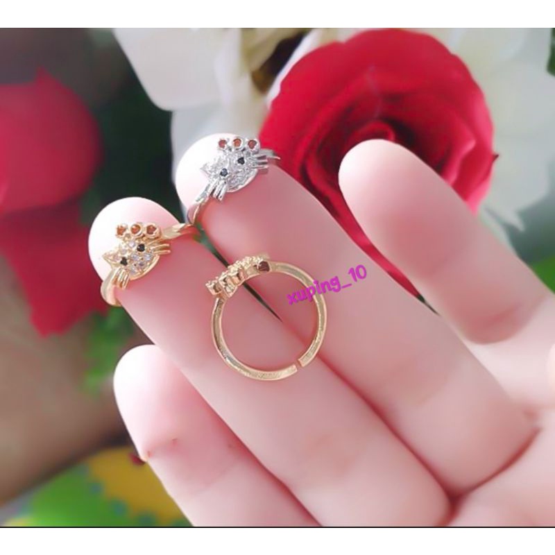 Cincin Anak Xuping Flexibel Gold dan Silver n2104