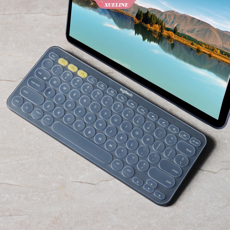 Skin Pelindung Keyboard Warna Putih Untuk Logitech K380 (ZXL)