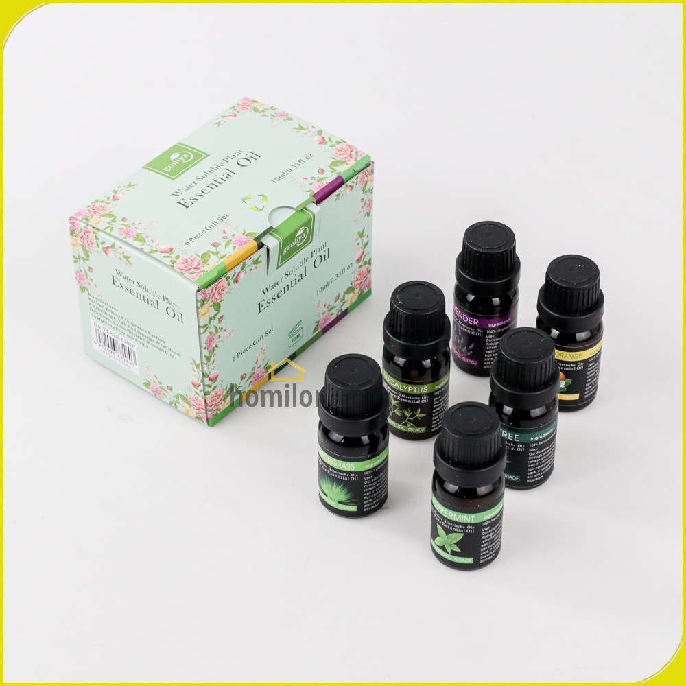 Pure Essential Fragrance Oils Minyak Aromatherapy Diffusers 10ml 6 PCS Gzoliya YLS20