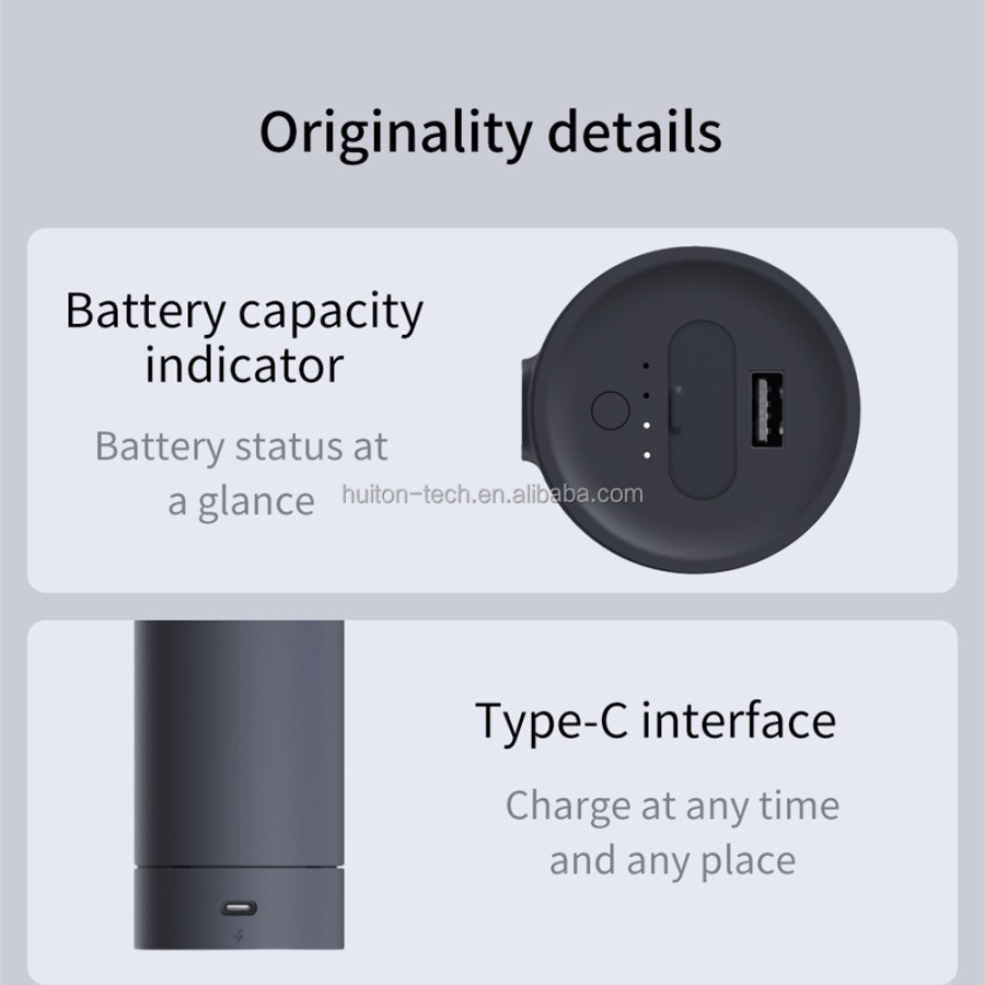 Lydsto Mini Handheld Vacuum Cleaner Powerbank Jumper Aki Mobil