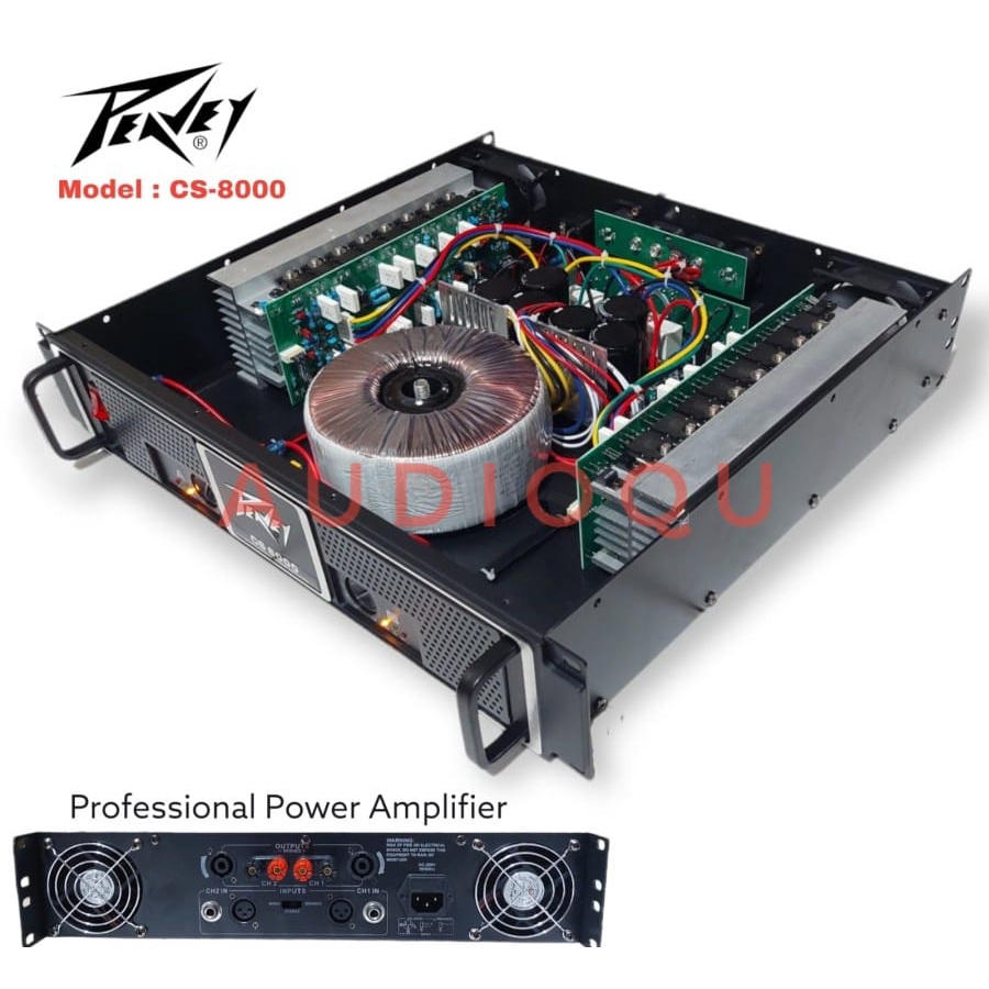 POWER AMPLIFIER PEAVEY CS-8000 / CS8000 KUALITAS BAGUS