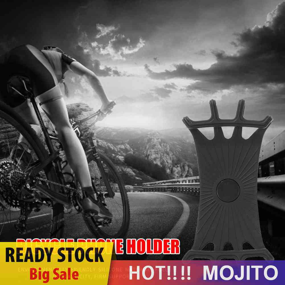 Holder GPS / Smartphone Bahan Silikon Untuk Stang Sepeda MTB