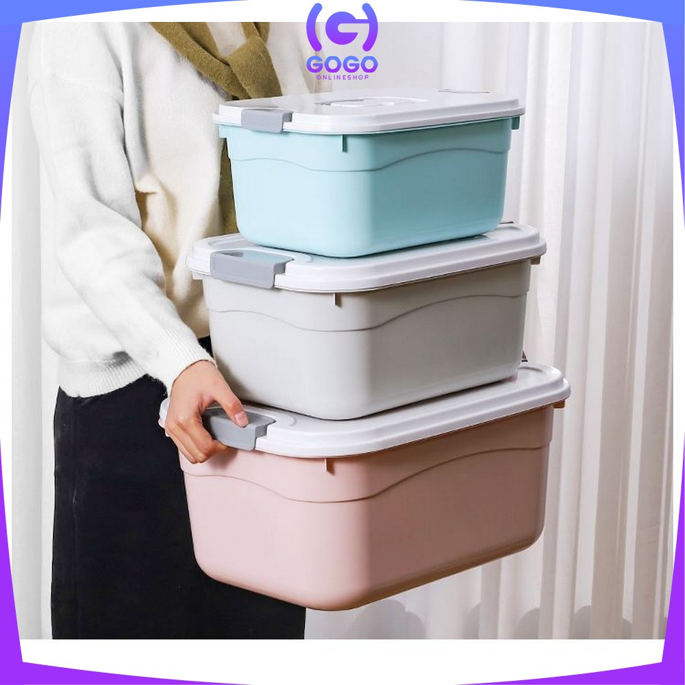 GOGO-C272 Container Box 3IN1 Storage Organizer Box / Tempat Penyimpanan Multifungsi Kontainer Plastik / Wadah Plastik Kotak Penyimpanan