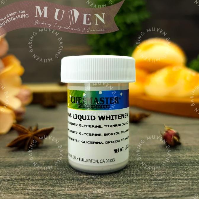 

[COD] CHEFMASTER LIQUID WHITENER FOOD COLOR 38 Gr / PEWARNA PUTIH MAKANAN [COD]