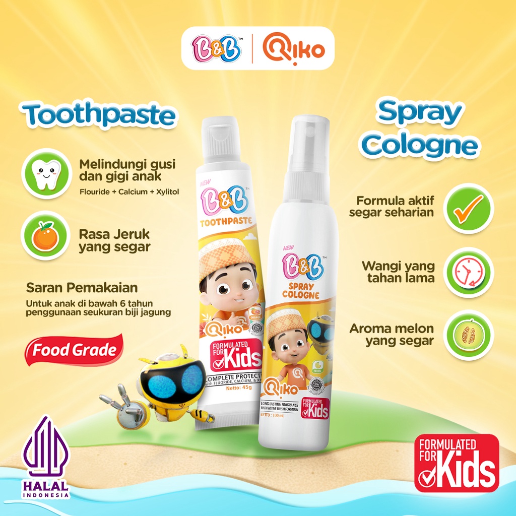 ❤ jselectiv ❤ B&amp;B KIDS Spray Cologne | Parfum Anak B&amp;B KIDS