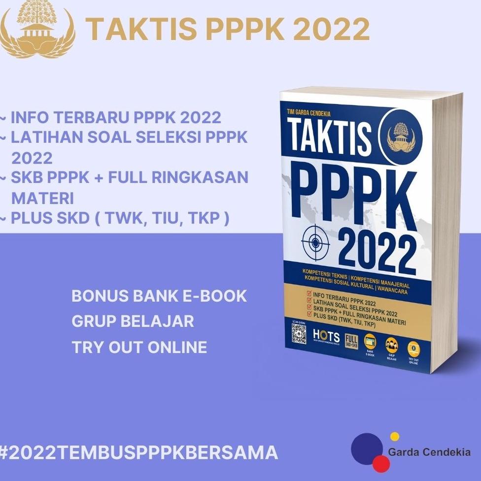 SDL.18Oc22ᴷ ▫ PPPK 2022BUKU PPPK 2022 - TAKTIS PPPK 2022 HOTS FULL SKD & SKB / PPPK 2022 / PPPK GURU