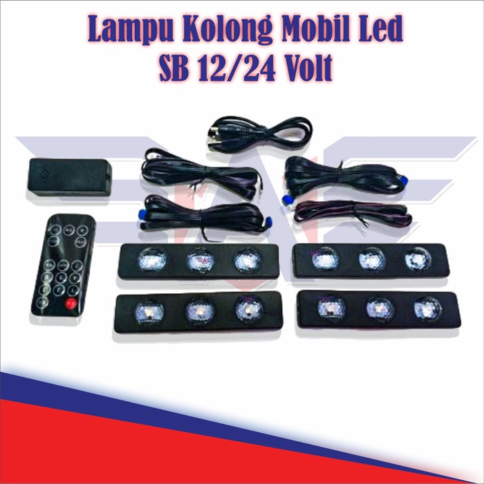 Lampu Kolong Mobil Led USB 12/24 Volt