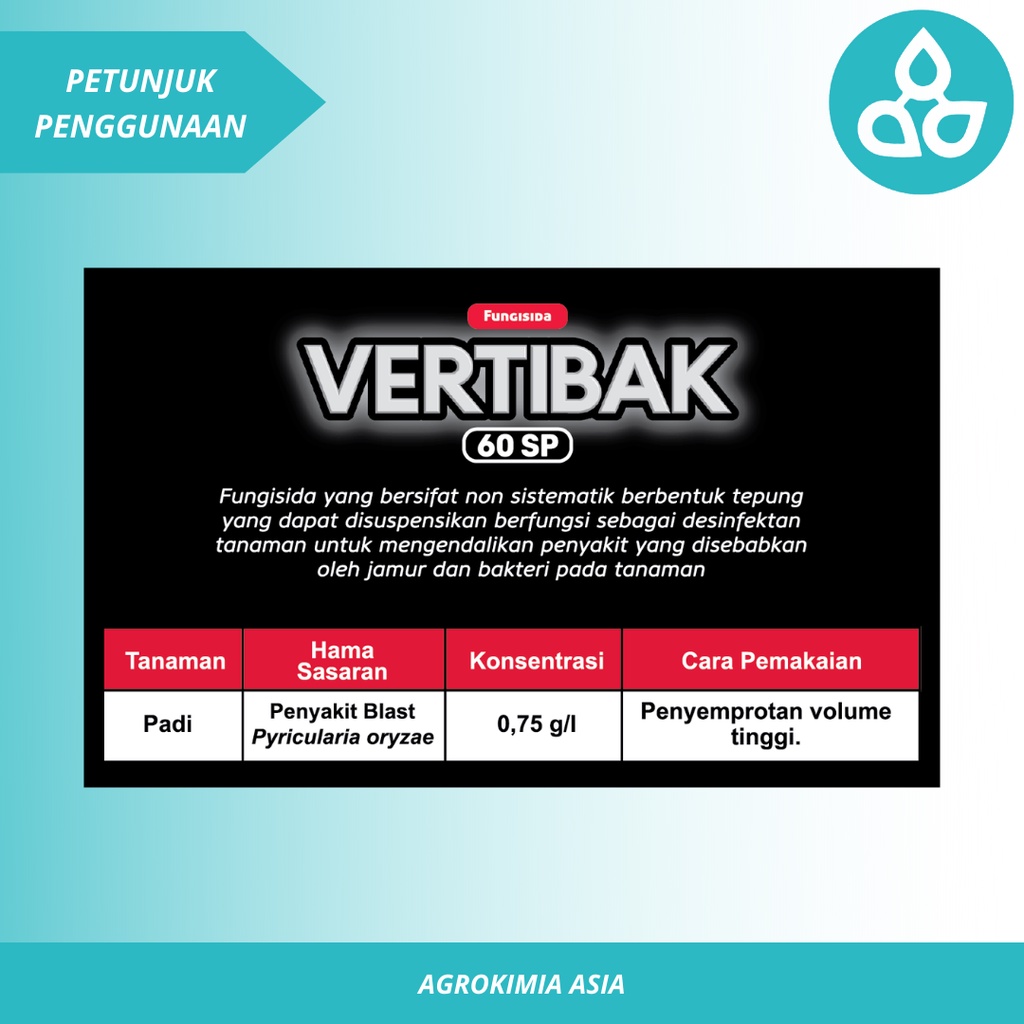 Obat Jamur dan Bakteri Padi Disinfektan Tanaman Fungisida Vertibak