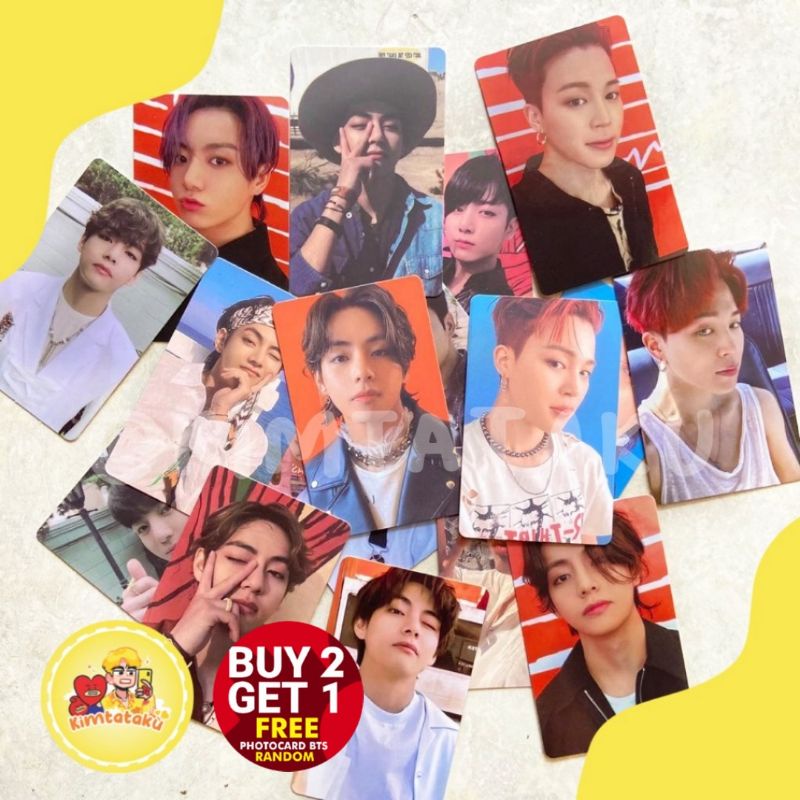 BTS unofficial photocard BUTTER Era taehyung jungkook