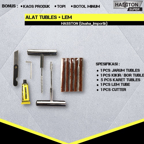 Jual Alat Tubles Hasston Original Alat Tubles Lem Alat Tambal Ban