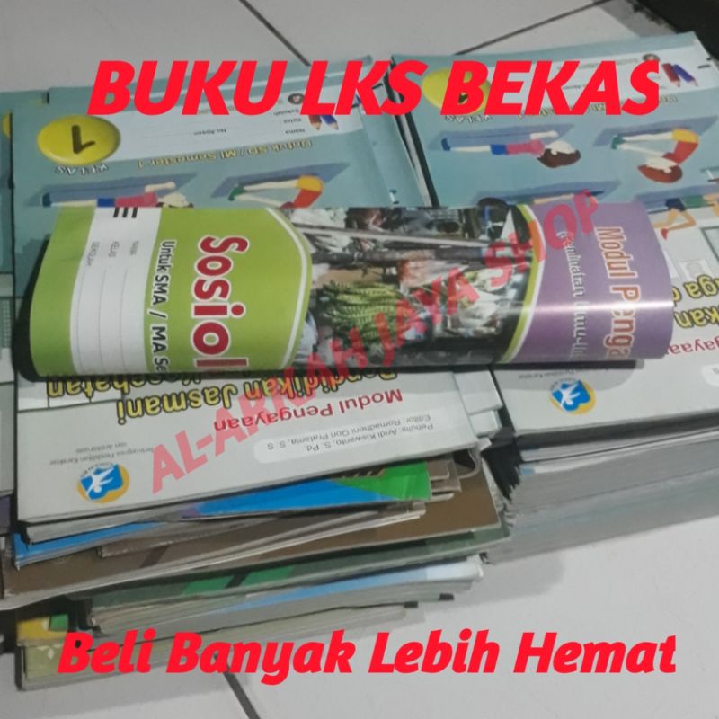 KERTAS BUKU LKS BEKAS BERSIH RAPIH MURAH (250 grm)