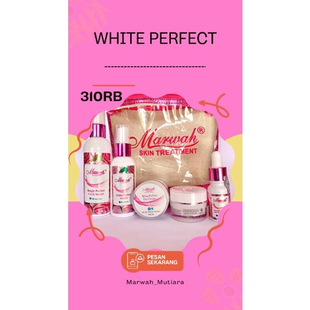 Marwah White Perfect Skincare BPOM Murah