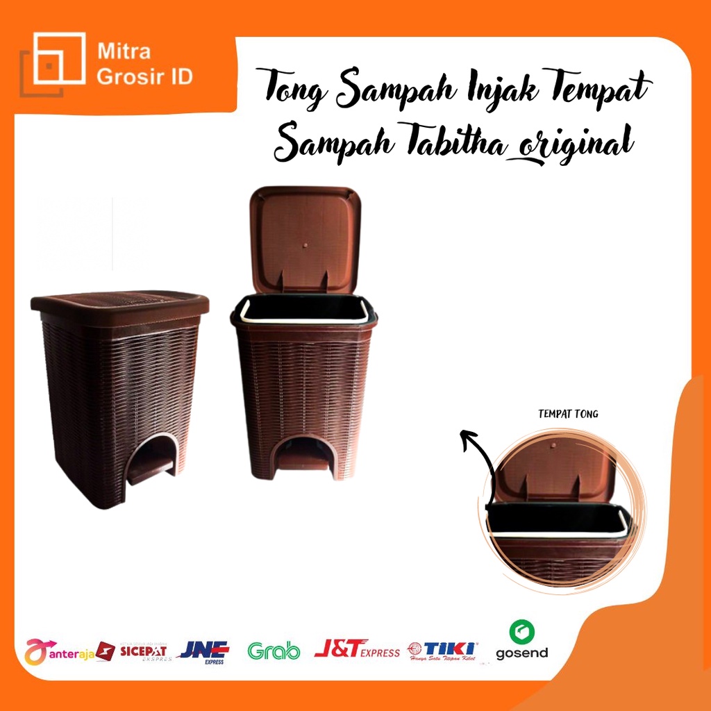 Tong Sampah Injak Tempat Sampah TABITHA Original