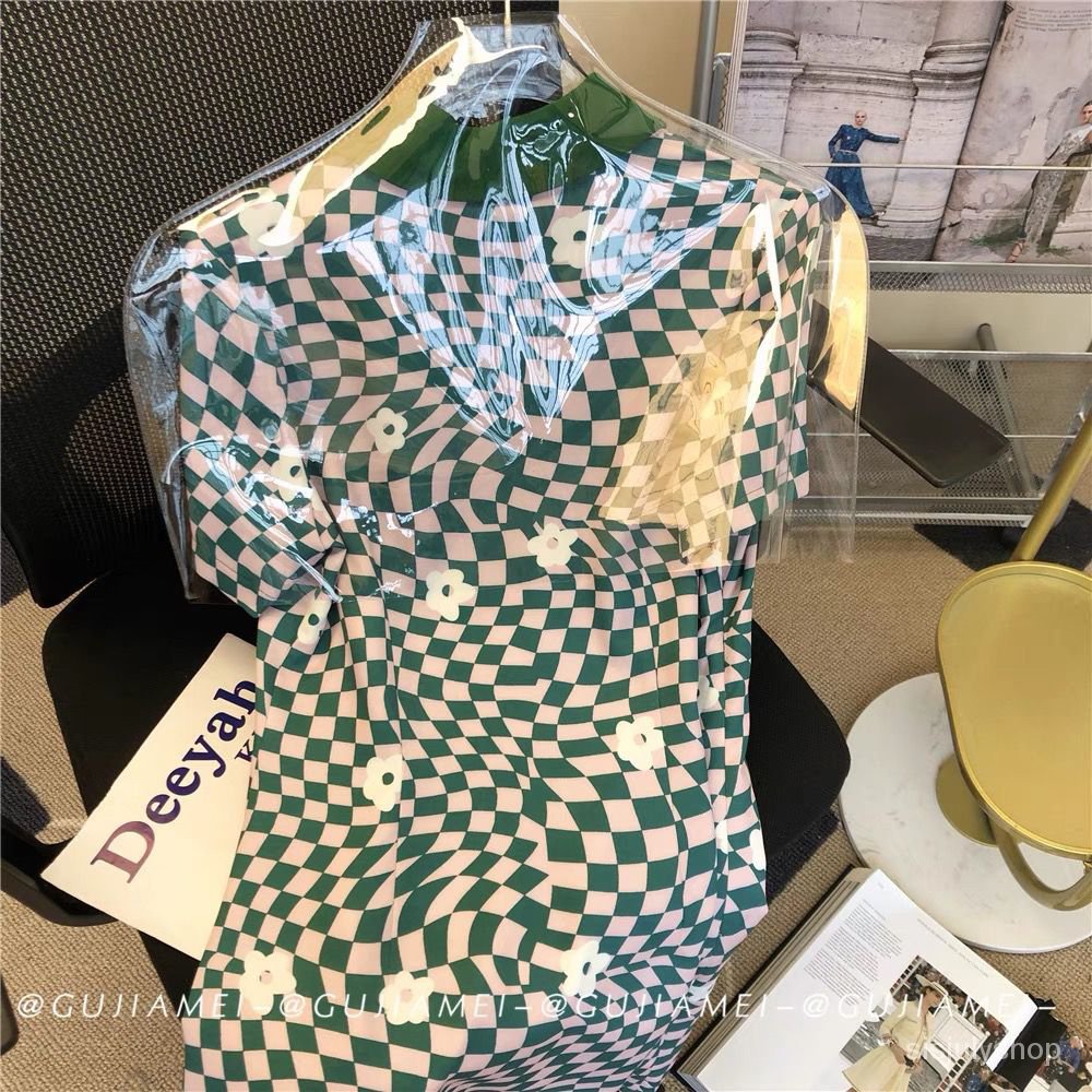 #Sisjuly# Gaun angin dupa kecil wanita rok polo retro baru wanita