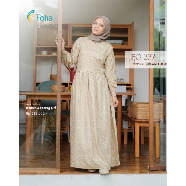 Baju Gamis merk folia gamis 237