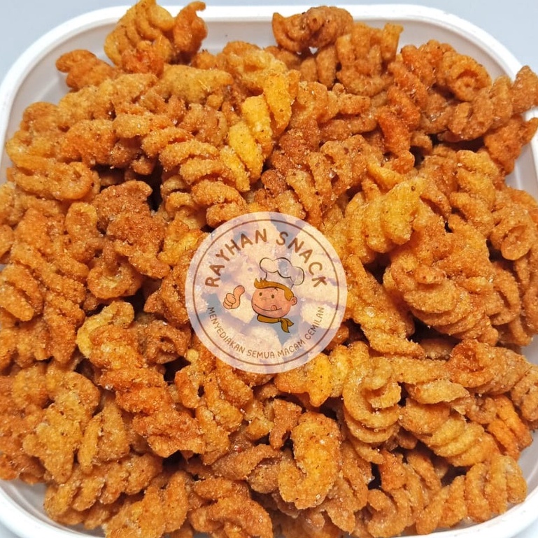 

Makaroni Spiral Ulir Pedes Asin Macaroni Spiral 1kg