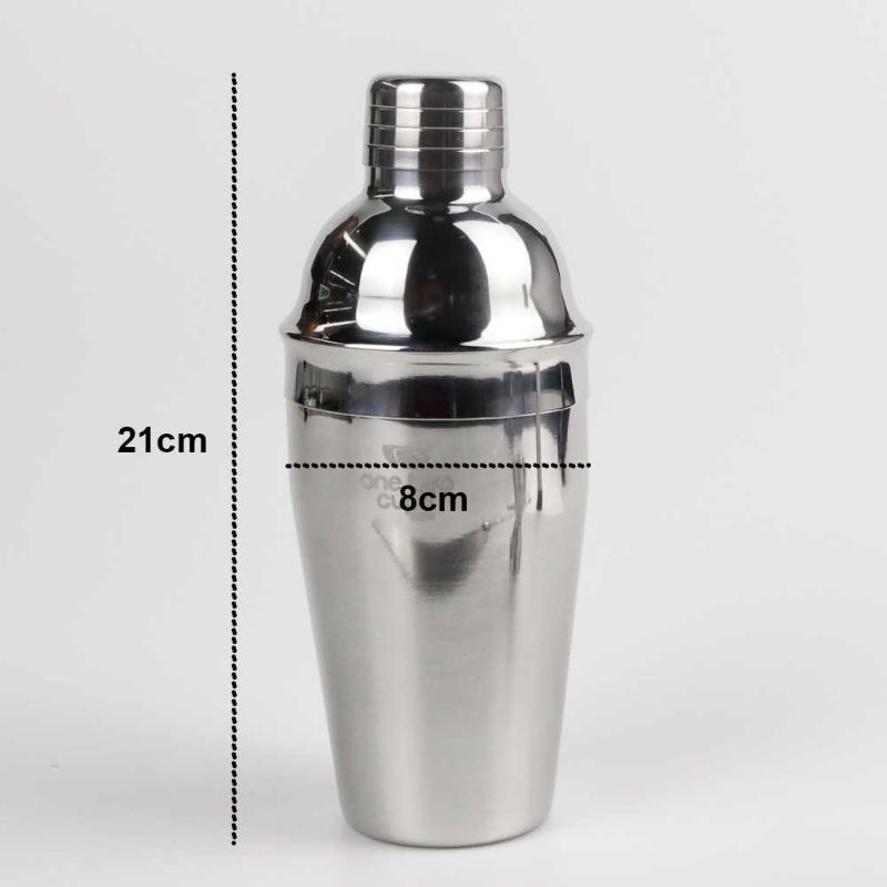 One Two Cups 6 in 1 Bartender Cobbler Cocktail Shaker 550ml