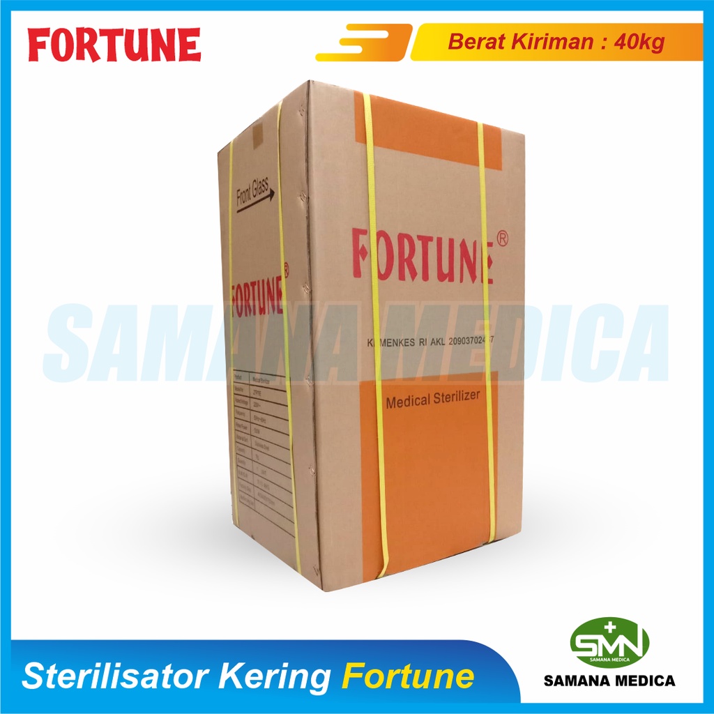 Sterilisator Kering FORTUNE 2 Pintu Steril Alat Medis Bedah FREE PAKING KAYU DAN BUBBLE  Promo murah